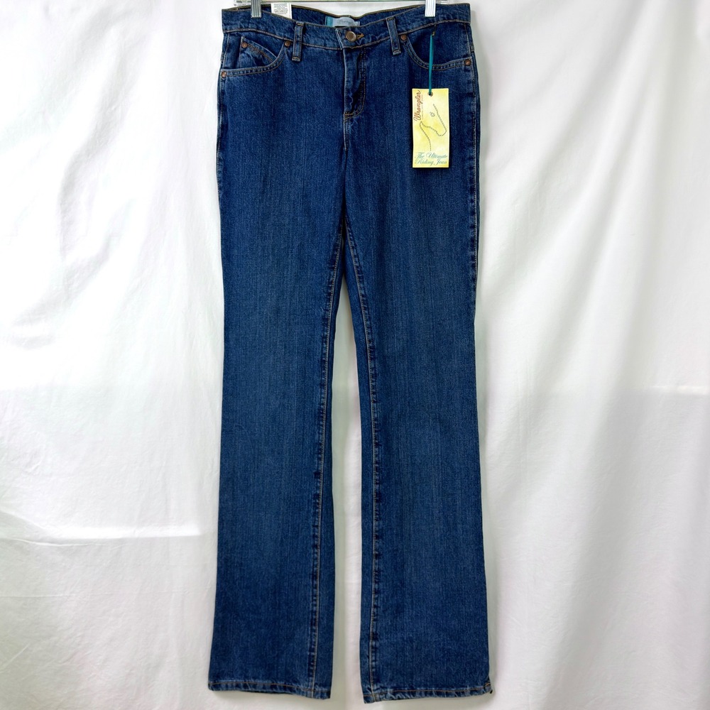 WRANGLER NEW Ultimate Riding Jeans Cash Women's 7/8x36 Tall Cowgirl Cut Western
